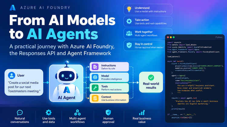 From AI Models to AI Agents: What I’ve Learned Building with Azure AI Foundry